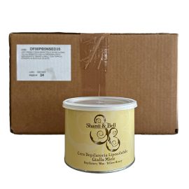 48 Cera Vaso Miele Depilatoria Liposolubile 400ml Shanti&Bell