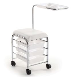 Carrello Porta Attrezzi Manicure Service - Bianco