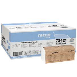 Asciugamano Celtex Eco Trend Piegato A V 21,5x21cm - 1 Conf. Da 210pz