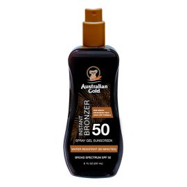 Australian Gold  Spray Gel Instant Bronzer SPF50 237ml - Effetto Bronze