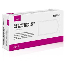Buste Autosigillanti Per Sterilizzazione cm13,5 x 26 conf. 200 pezzi