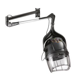 Casco Asciugatura Professionale A Muro Dryer Record 1200 Hang Up Nero
