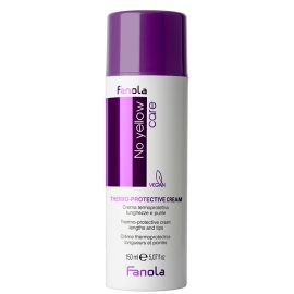 Fanola No Yellow Thermo-Protective Cream 150ml - Crema Termoprotettiva Lunghezze E Punte
