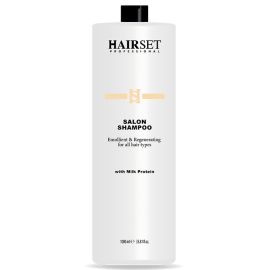 Hair Set Salon Shampoo 1000ml - Rigenerante Con Proteine Del Latte