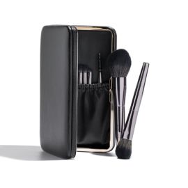 Inglot Set Di Pennelli Trucco Con Custodia Nera