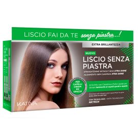 Kativa Kit Trattamento Lisciante Senza Piastra - Extra Brillantezza