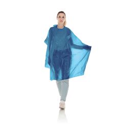 Mantella Monouso in Polietilene Blu x20pz