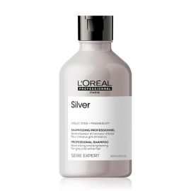 L’Oreal Serie Expert Silver Shampoo 300ml – Neutralizzante per Capelli Grigi e Bianchi
