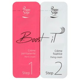 Peggy Sage Set Of Perm & Fixing Lash Creams - Step 1 & 2 Permanente Ciglia