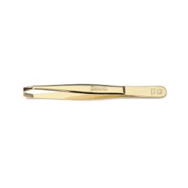 Pinzetta Per Sopracciglia In Nichel Laccata Oro 9cm Wal 10