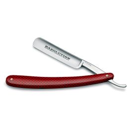 Rasoio A Mano Libera Razolution 5/8″ Fibra Di Carbonio Rosso