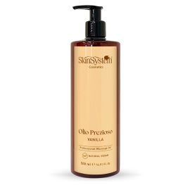 Skin System Olio Prezioso Vanilla 500ml– Nutrimento E Piacere Sensoriale Per Ogni Tipo Di Pelle