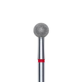 Staleks Expert 01 Fresa Diamantata A Sfera Rosso Ø5mm – Precisione Delicata per Manicure e Pedicure