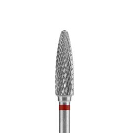 Staleks Punta Fresa Conica Tungsteno Rossa Ø4mm